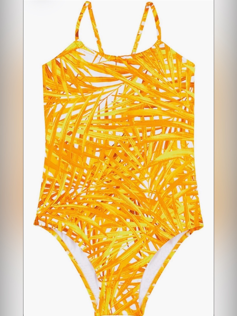🔥 $160 Vilebrequin Girl's Palm Leaves Jersey One Piece Swim Suit Sz 8 🔥